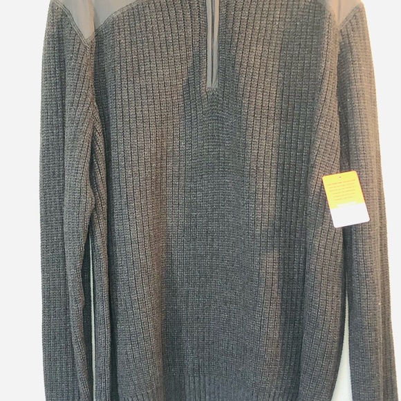 XL Men’s sweater gray NWT - Picture 5 of 11